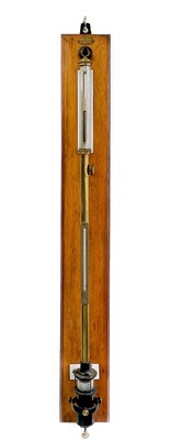 Lot 1715 - A Negretti & Zambra stick barometer.