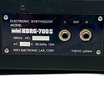 Lot 132 - A 1974 Korg MiniKORG 700S.