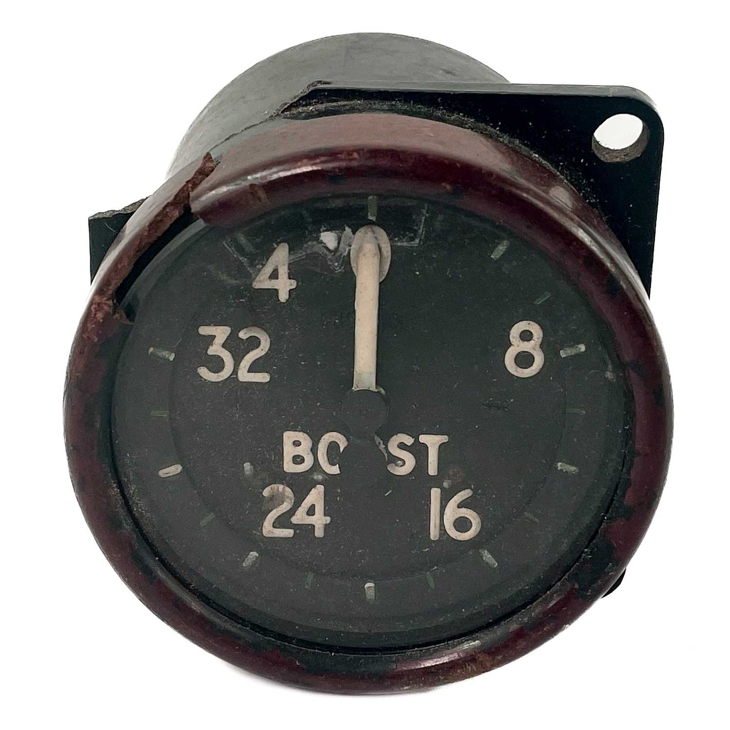 Lot 100 - A Boost gauge from the cockpit of a Royal Air Force fighter jet.