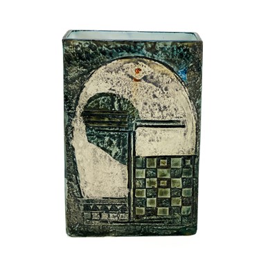 Lot 811 - A Troika slab vase by Linda Taylor.