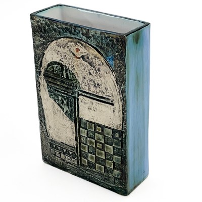 Lot 811 - A Troika slab vase by Linda Taylor.