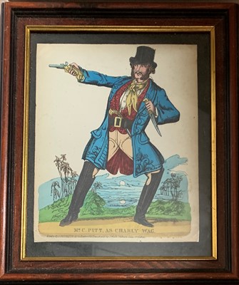 Lot 1070 - Two Victorian theatrical prints