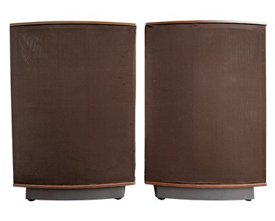 Lot 295 - A Pair of 'Quad' ESL-63 electrostatic loudspeakers.