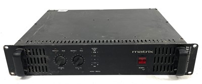 Lot 302 - A vintage Matrix STR2400 Mos-Fet Power Amplifier.