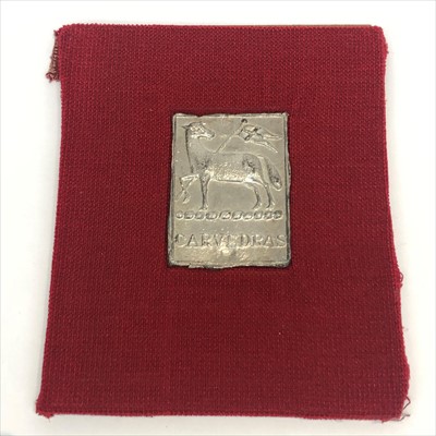 Lot 494 - A tin ingot from the Carvedras Tin Smelting...