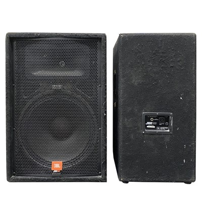 Lot 312 - JBL JRX100 speakers.