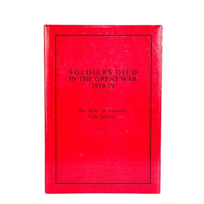 Lot 433 - Duke of Cornwall Light Infantry Interest.