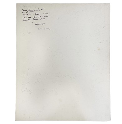 Lot 131 - 'Female dancer enacting the role of Krishner, watercolour'.