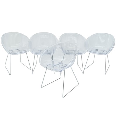 Lot 452 - A set of five Pedrali Gliss 921 chairs.