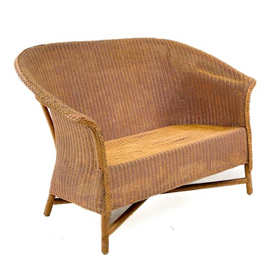 Lot 453 - A Lloyd Loom settee.