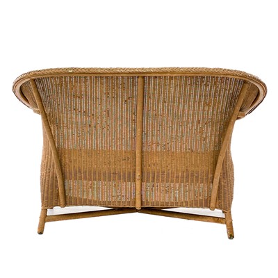 Lot 453 - A Lloyd Loom settee.