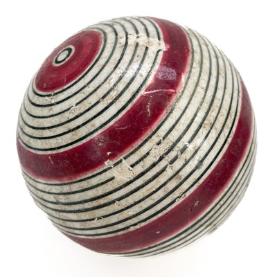 Lot 135 - A collection of Victorian ceramic carpet bowls.