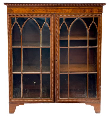 Lot 1860 - A 19th century mahogany bookcase.