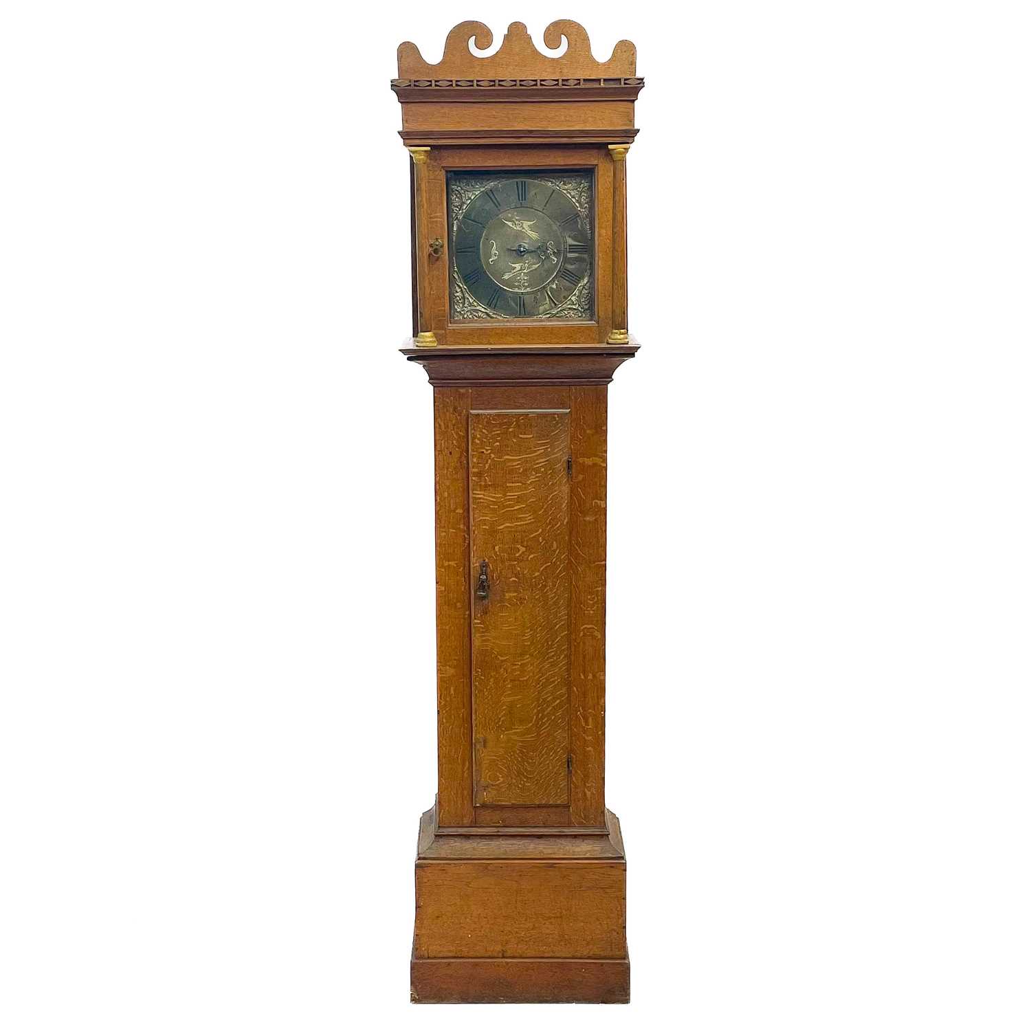 Lot 62 - A George III oak thirty-hour longcase clock, by Samuel Buxton Diss.