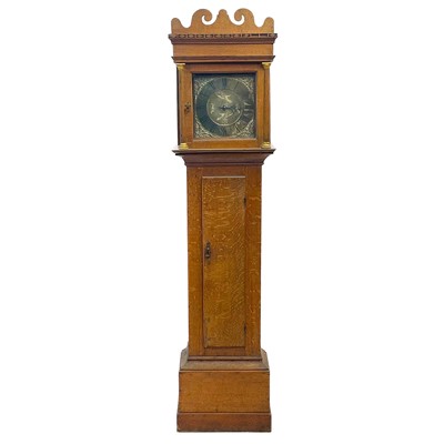 Lot 62 - A George III oak thirty-hour longcase clock, by Samuel Buxton Diss.