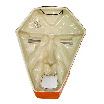 Lot 501 - A Clarice Cliff Bizarre 'Grotesque Mask' designed by Ron Birks.