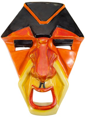 Lot 501 - A Clarice Cliff Bizarre 'Grotesque Mask' designed by Ron Birks.