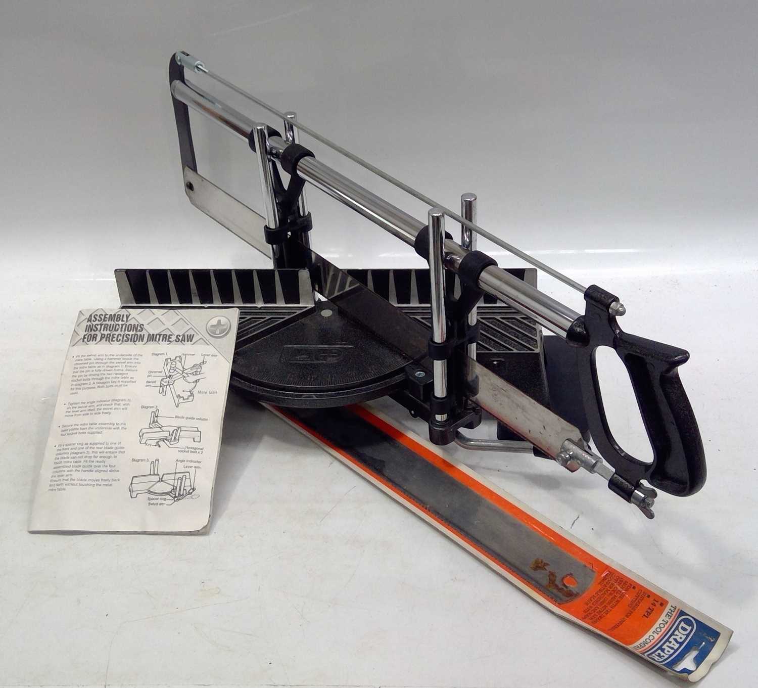Lot 185 A Wickes Precision Mitre Saw with a spare