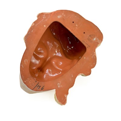 Lot 803 - A Rudolf Podany Keramos Austria terracotta face mask circa 1930.