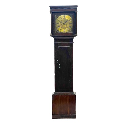 Lot 94 - An oak eight-day longcase clock.