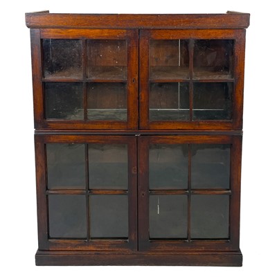 Lot 1853 - A 19th century mahogany bookcase.