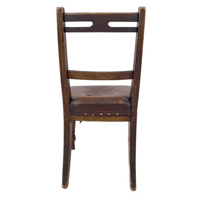 Lot 1895 - A set of four late Victorian walnut chairs by Smee & Cobay London.