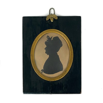Lot 21 - Four 19th century silhouettes.