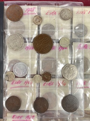 Lot 10 - World Coin Album including USA prohibition era token