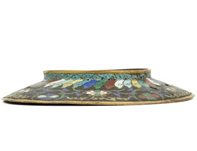 Lot 157 - A Chinese cloisonne dish, 18th century