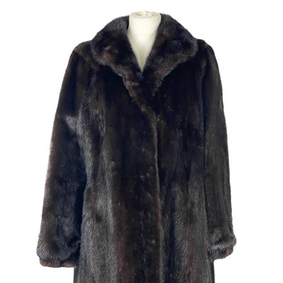 Lot 558 - A Saga mink fur coat.