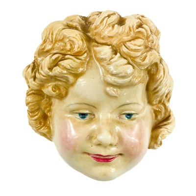 Lot 906 - A Royal Doulton face mask of Shirley Temple.