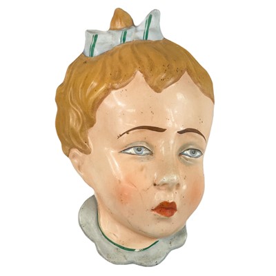 Lot 908 - A group of six Czech and other Art Deco face masks.