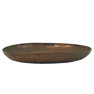 Lot 167 - A Newlyn copper St Michael's Mount shallow dish.