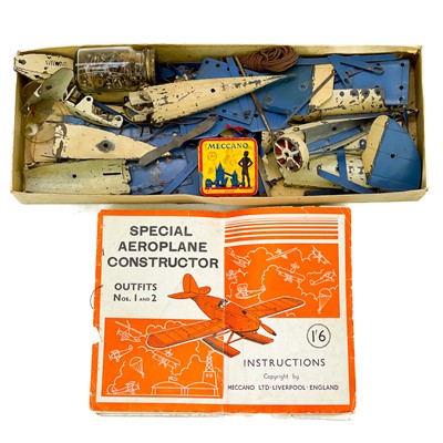 Lot 213 - A Meccano special Aeroplane constructor outfit nos. 1 & 2.