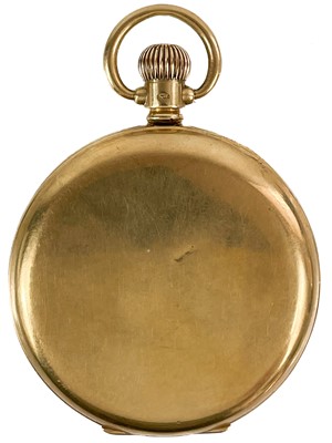Lot 48 - A Waltham 9ct gold crown wind pocket watch.