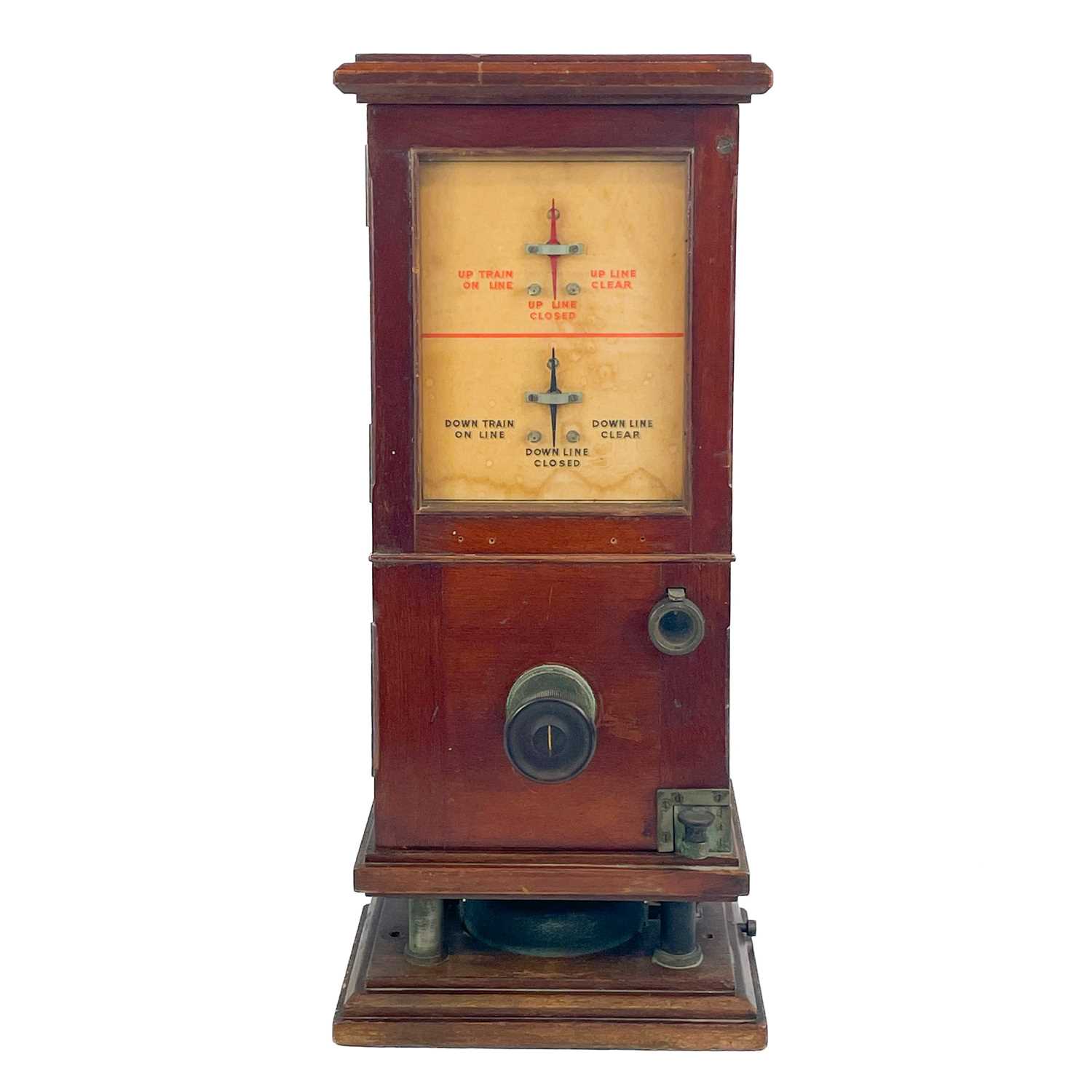 Lot 660 - Signal Box Up / Down Line Line Clear / Line