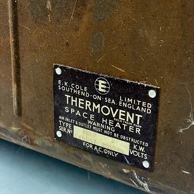 Lot 422 - A Mid-century Ekco Thermavent Bakelite room heater.