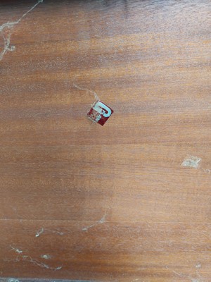 Lot 405 - A G-Plan glass topped teak Tulip coffee table.