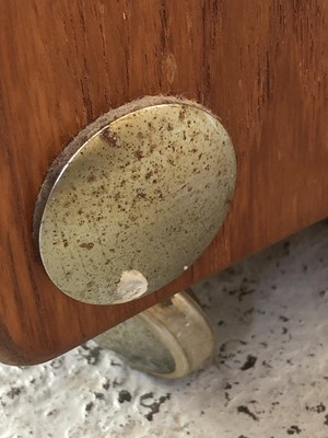 Lot 405 - A G-Plan glass topped teak Tulip coffee table.