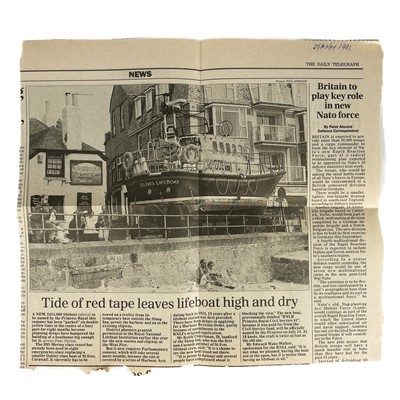 Lot 558 - Three works on sea rescue.