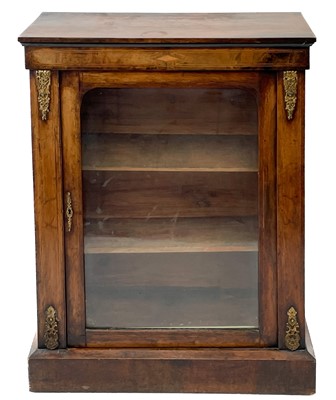 Lot 1927 - A 19th century walnut low pier cabinet.