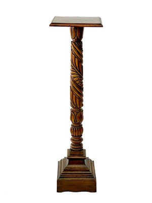 Lot 1939 - A 19th century mahogany torchiere.