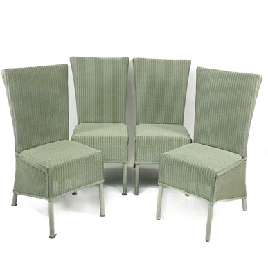 Lot 490 - Four Lloyd Loom chairs.