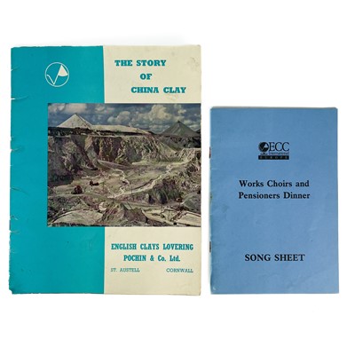 Lot 17 - Three works related to China Clay