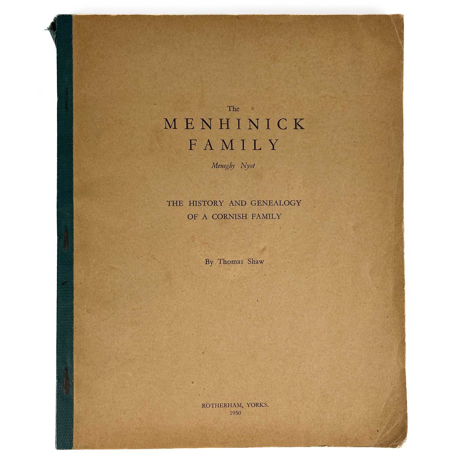 Lot 5 - The Menhennick Family.