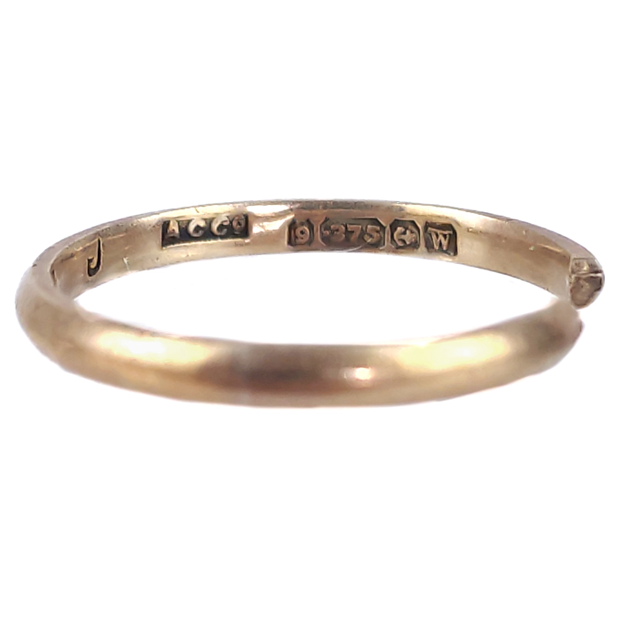 Two Broken Rings Lot 94 - Two broken gold rings and a white gold stone