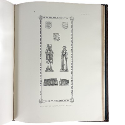 Lot 574 - Edwin Hadlow Wise Dunkin. 'The Monumental Brasses of Cornwall'.