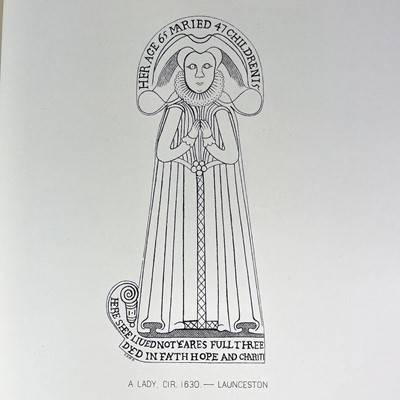 Lot 574 - Edwin Hadlow Wise Dunkin. 'The Monumental Brasses of Cornwall'.