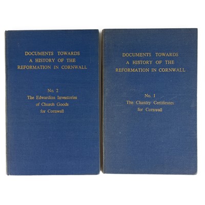 Lot 465 - Two works on the Reformation in Cornwall