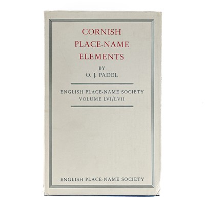 Lot 583 - O. J. Padel. 'Cornish Place Name Elements,'